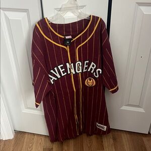 Marvel Avengers Kids Jersey - Burgundy and Gold